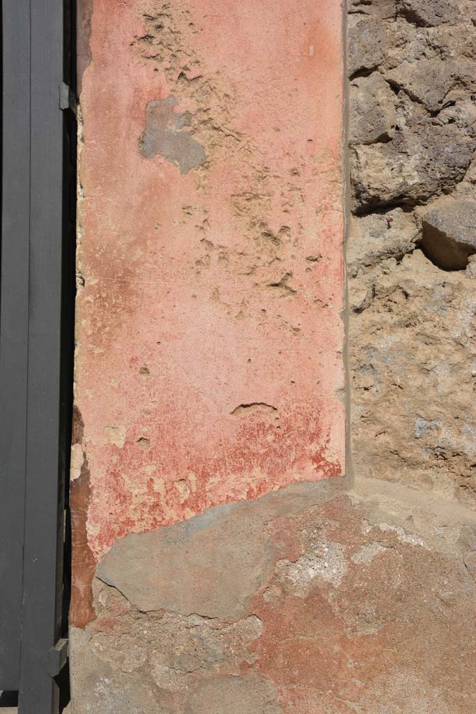 I.6.15 Pompeii. March 2019. Detail from east (right) side of entrance doorway     
Foto Annette Haug, ERC Grant 681269 DCOR
