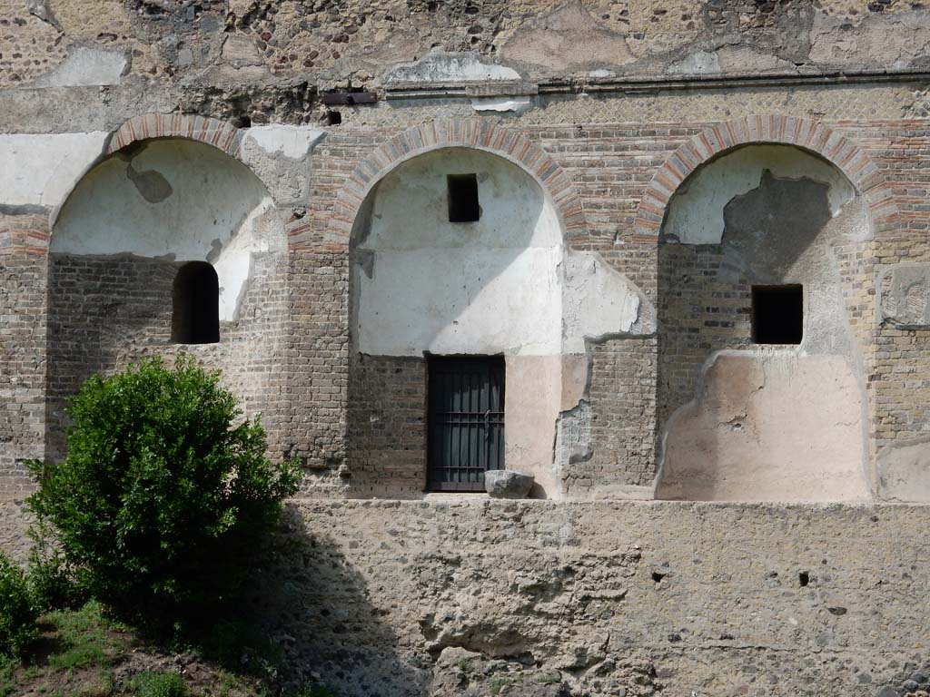VIII.2.20 Pompeii, June 2019. Sarno Baths complex, doorway on lower level. Photo courtesy of Buzz Ferebee.