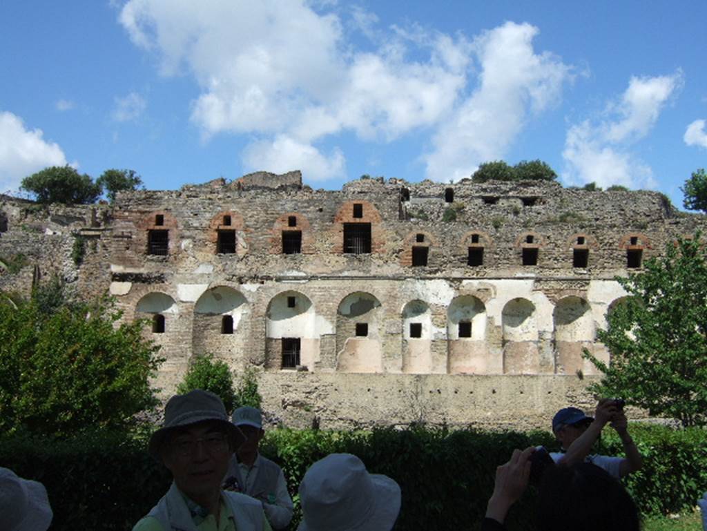 VIII.2.20 Pompeii. May 2006. Rear of Sarno Baths.