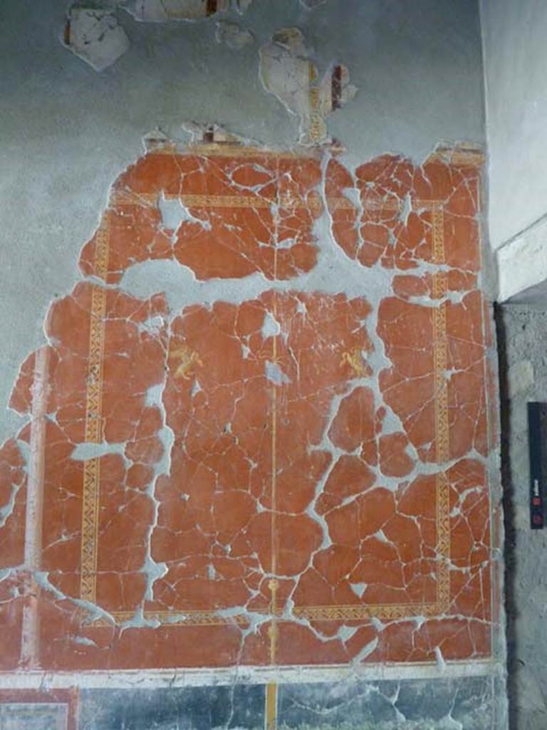 Oplontis, May 2011. Room 79, south wall at west end. Photo courtesy of Michael Binns.