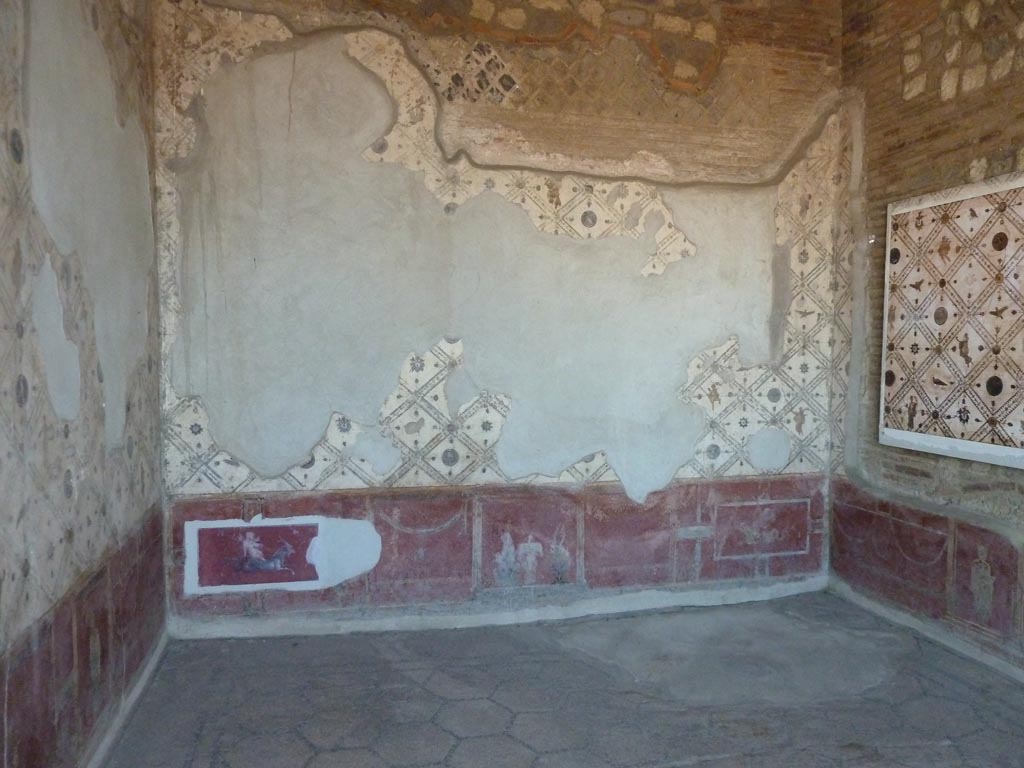 Stabiae, Villa Arianna, September 2015. Room 9, south wall.