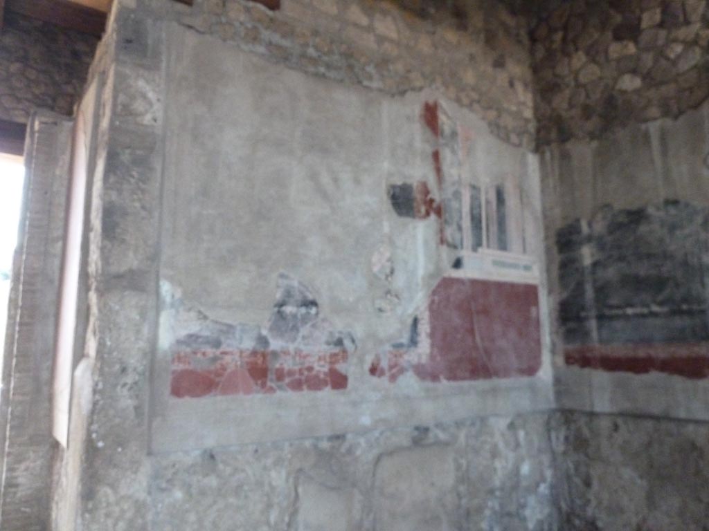 Stabiae, Villa Arianna, September 2015. Room 24, south wall in south-west corner.