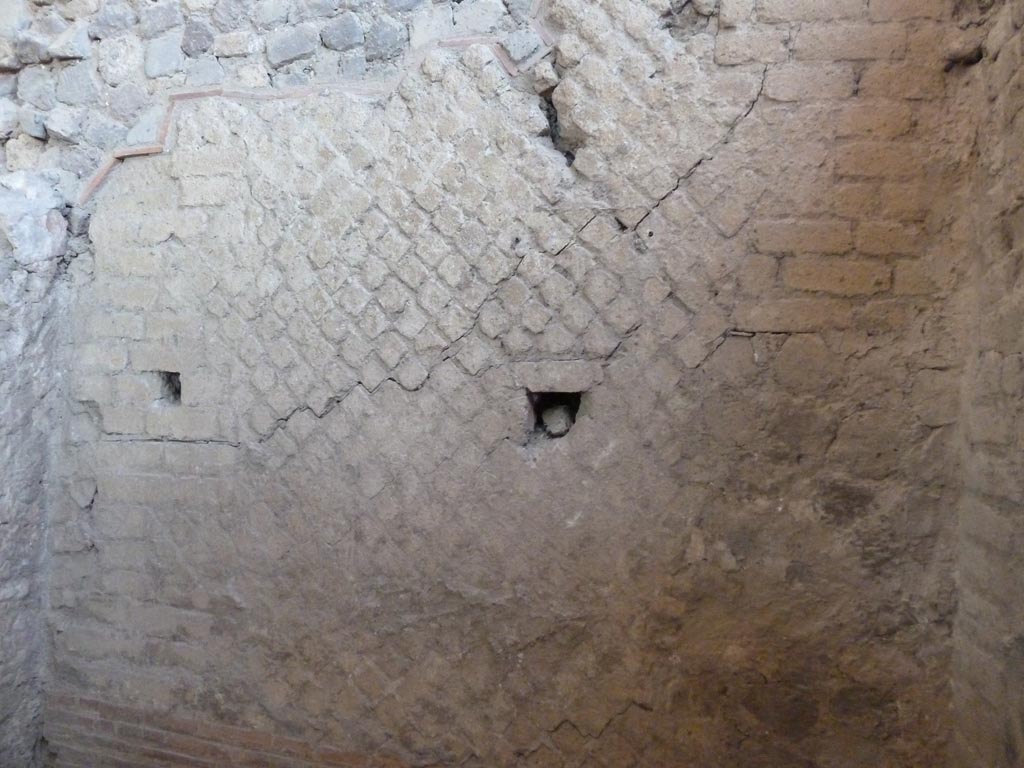 Stabiae, Villa Arianna, September 2015. Room 23, west wall of cubiculum.