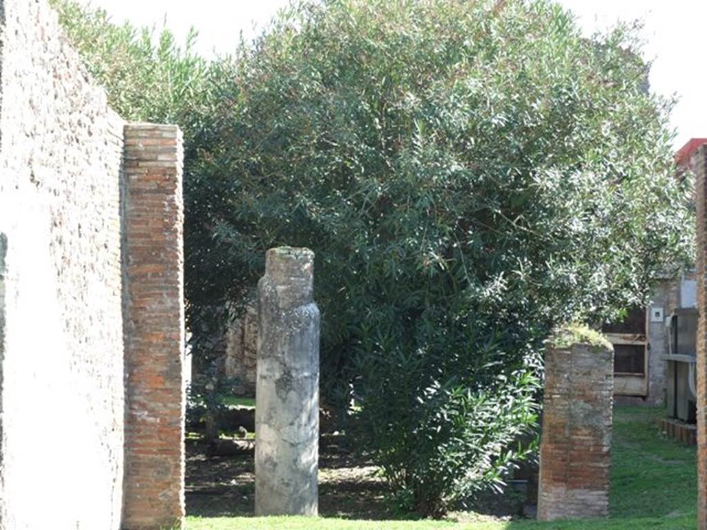 VII.4.59 Pompeii. March 2009. Peristyle o, west side, looking south.