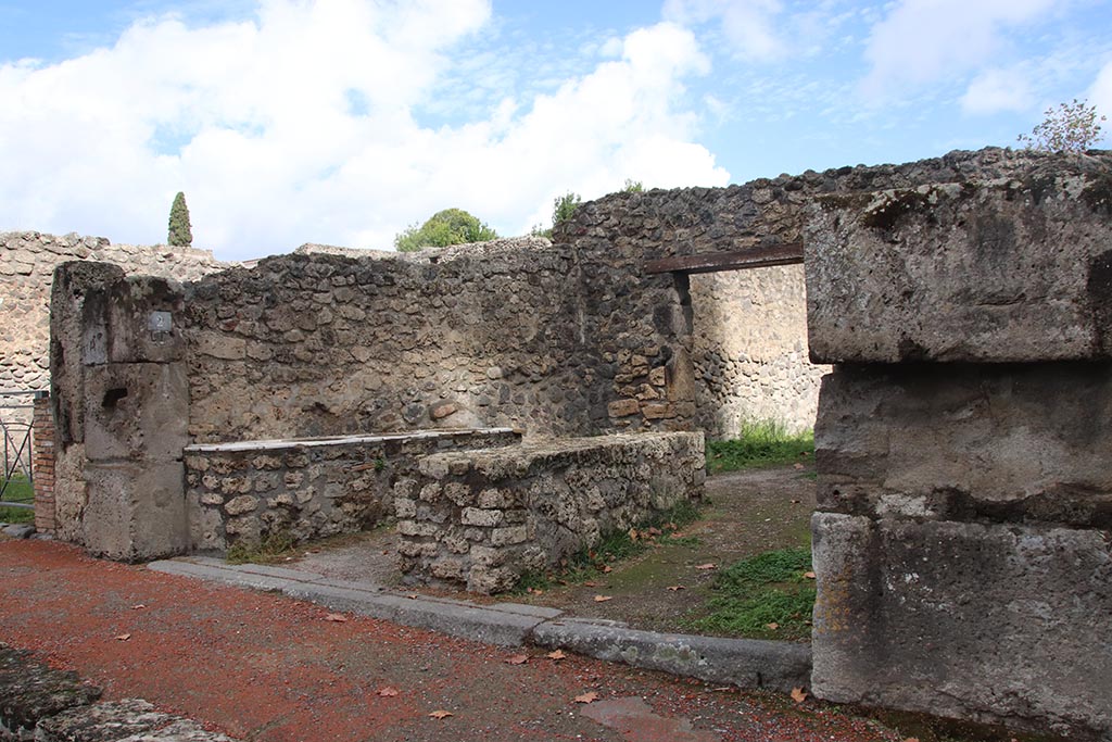 I.1.2 Pompeii, October 2024. Looking north-east to entrance on Via Stabiana. Photo courtesy of Klaus Heese.