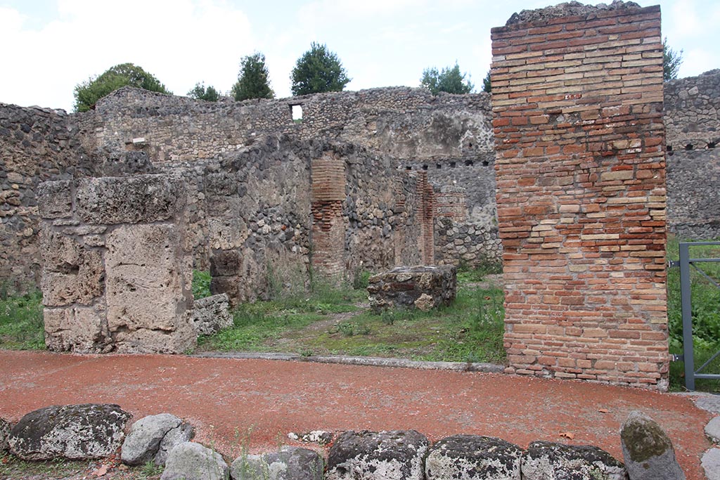 I.1.4 Pompeii, October 2024. Looking north-east to entrance on Via Stabiana. Photo courtesy of Klaus Heese.