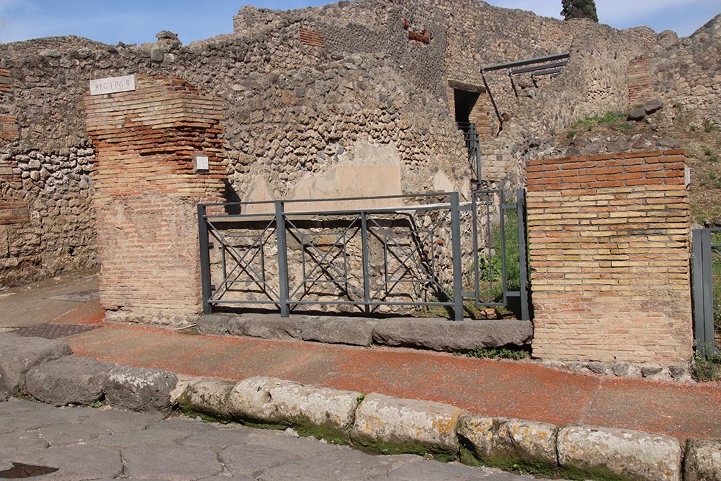 I.2.13 Pompeii. October 2024. Looking north-east towards entrance doorway. Photo courtesy of Klaus Heese.