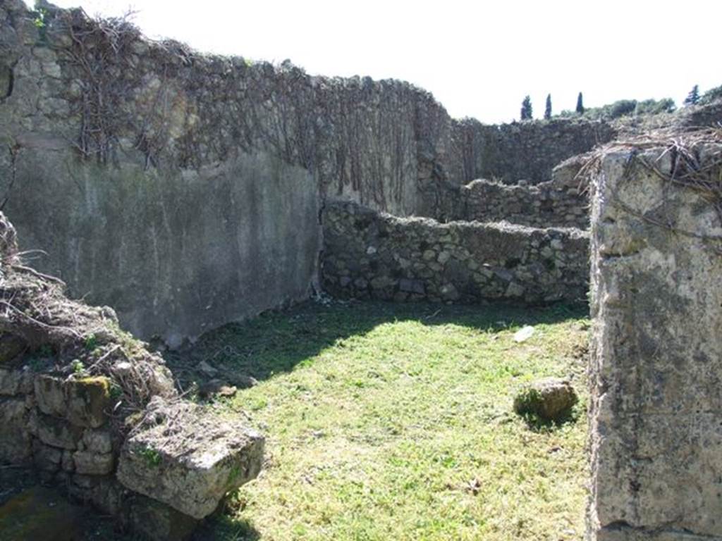 I.3.29 Pompeii.  March 2009. Doorway to Room 5. Looking west.