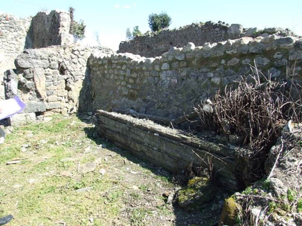 I.3.29 Pompeii.  March 2009. Room 1. Atrium. South wall.