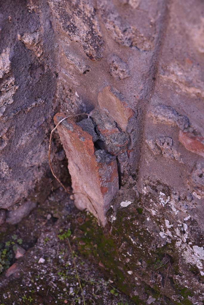 I.4.25/I.4.5 Pompeii. October 2019. Tepidarium 40, south-east corner.
Foto Tobias Busen, ERC Grant 681269 DCOR.
