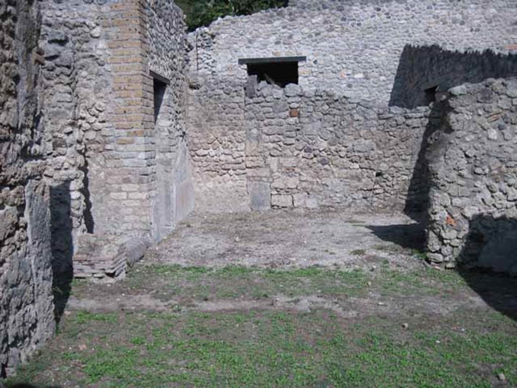 I.5.2 Pompeii. September 2010. Looking east across antechamber towards room on east side. Photo courtesy of Drew Baker.
