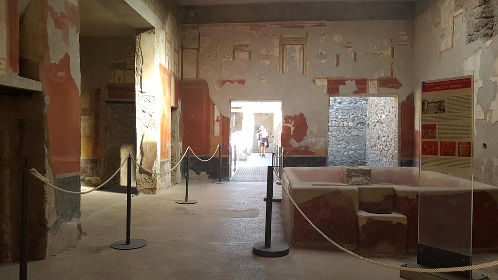 I.6.7 Pompeii. August 2023. Looking south across atrium. Photo courtesy of Maribel Velasco.