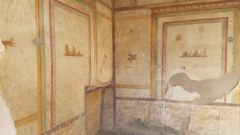 I.7.11 Pompeii. August 2023. Looking towards north-east corner from doorway. Photo courtesy of Maribel Velasco.