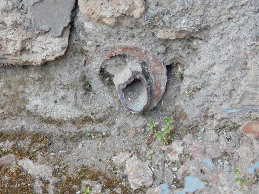 I.7.12 Pompeii. May 2017. Lead and terracotta pipes. Photo courtesy of Buzz Ferebee.