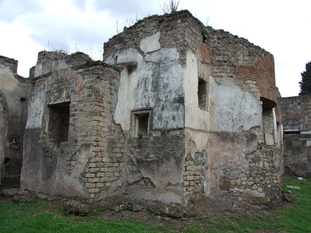 II.4.6 Pompeii. December 2006. Caldarium, view from south-west.