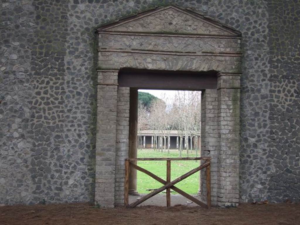 II.7.7 Pompeii. Palaestra. December 2006. Entrance.