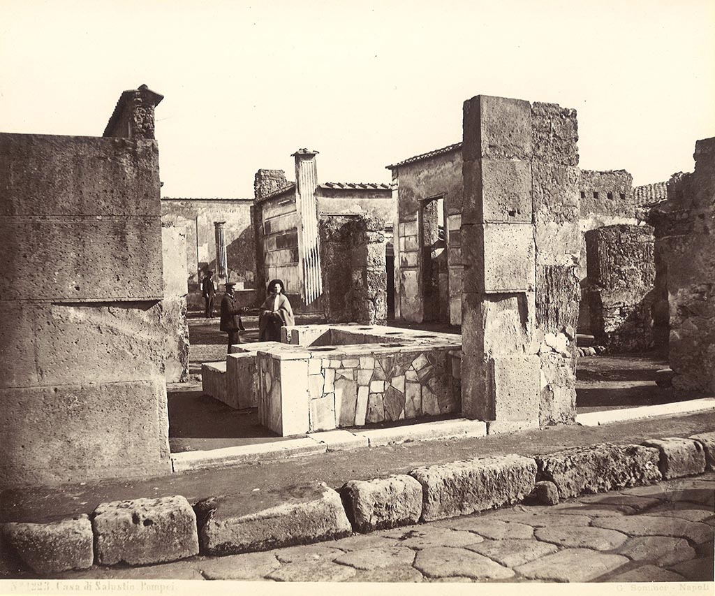 VI.2.5, Pompeii. G. Sommer photograph no 1223, Casa di Salustio Pompei. 
Looking east towards entrance to bar, and atrium of VI.2.4 at the rear of the bar. Photo courtesy of Rick Bauer.
