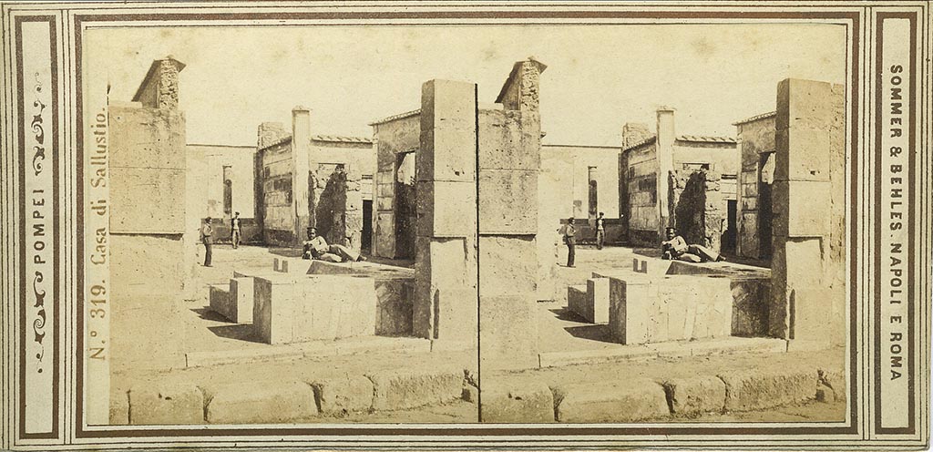 VI.2.5 Pompeii. Between 1867 and 1874. Stereoview by Sommer and Behles. Photo courtesy of Rick Bauer.