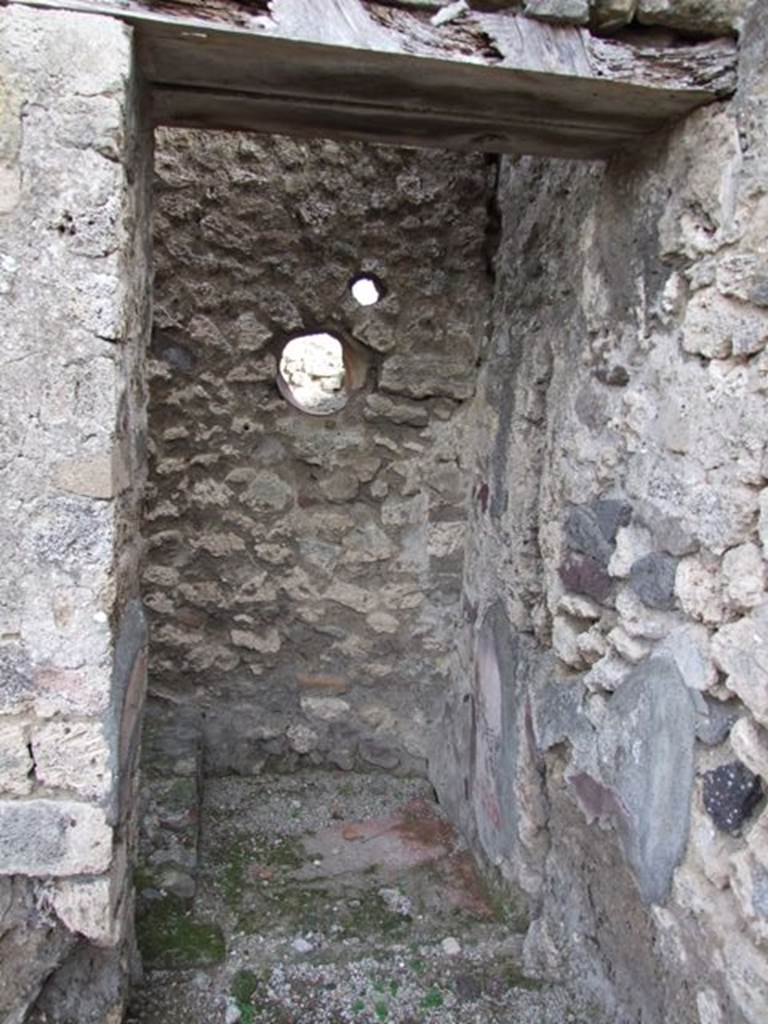 VI.5.9 Pompeii. December 2007. Room in south-east corner of atrium, looking east from entrance.  