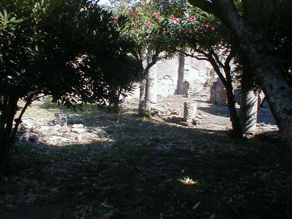 VI.10.8 Pompeii. September 2004. Garden area of part of VI.10.11.