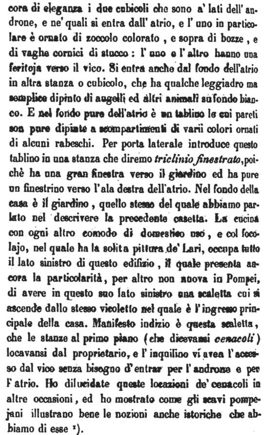 See Bullettino Archeologico Napoletano, Anno Primo, 1843, Napoli: Tipografia Tramater, No. IX, 1 Maggio 1843, p.66.