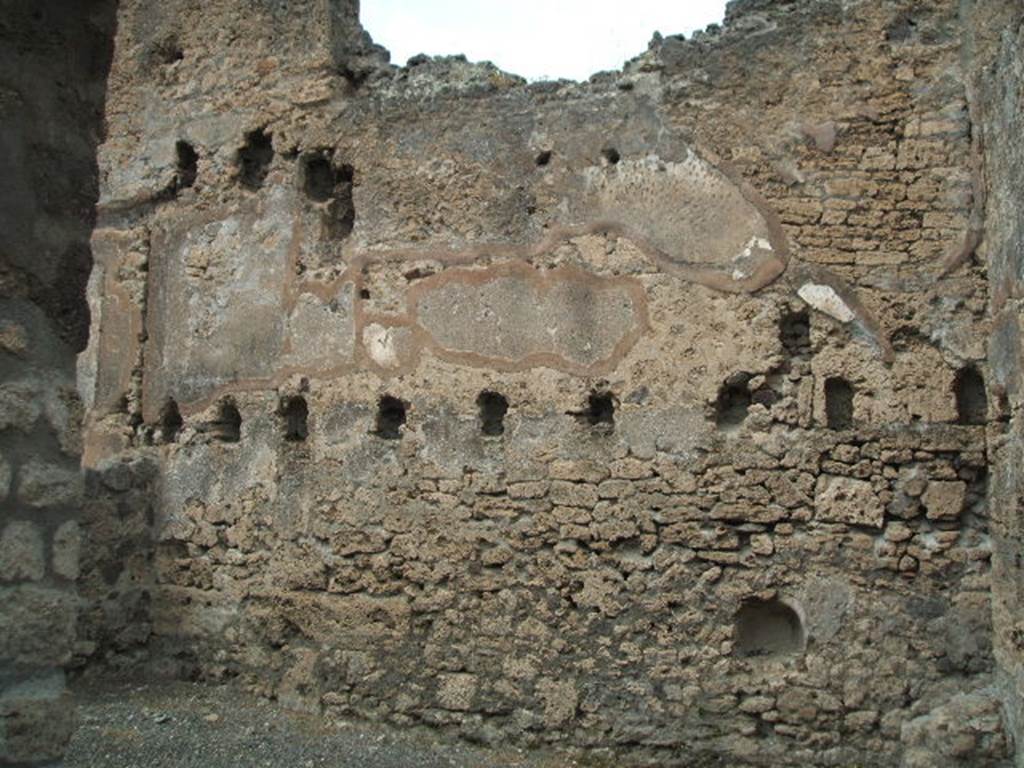 VI.14.19 Pompeii.  May 2005.  North wall.