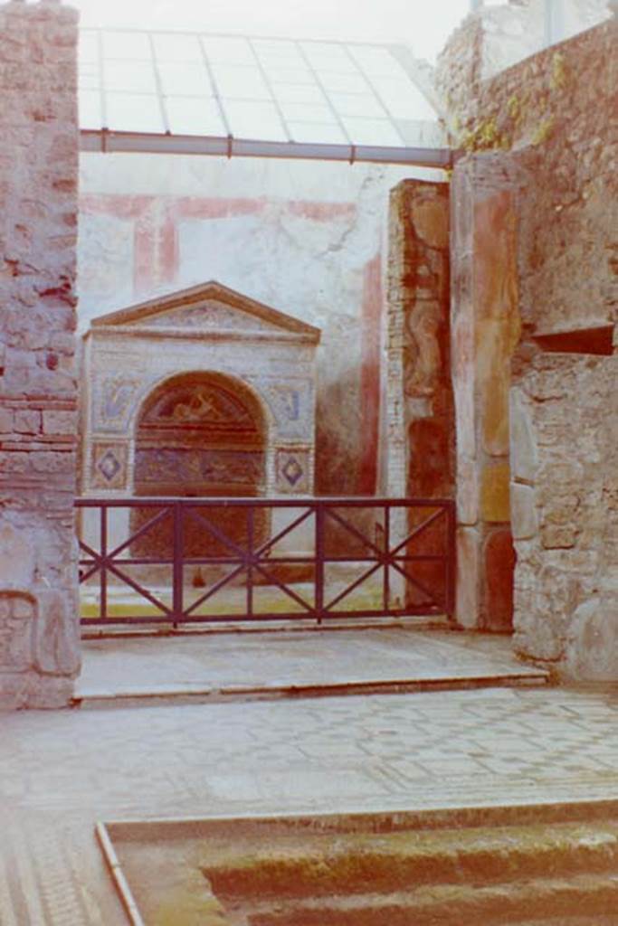 VII.2.45 Pompeii. 4th April 1980, pre earthquake. Looking towards north side of atrium. Photo courtesy of Tina Gilbert.
