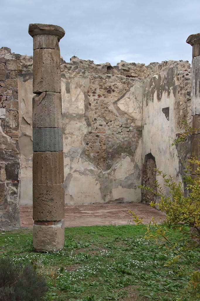 VII.7.2 Pompeii. October 2024. Looking north towards oecus “y”. Photo courtesy of Klaus Heese.