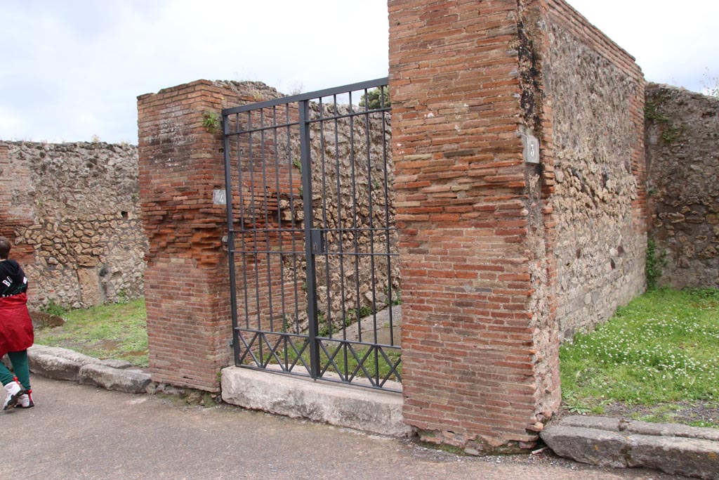 VIII.3.4 Pompeii. May 2024. Entrance doorway. Photo courtesy of Klaus Heese.
