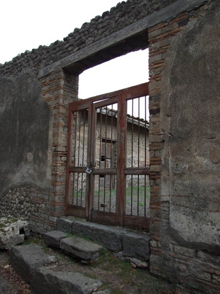 VIII.5.37 Pompeii. March 2009. Room 1, atrium, looking north along west side.