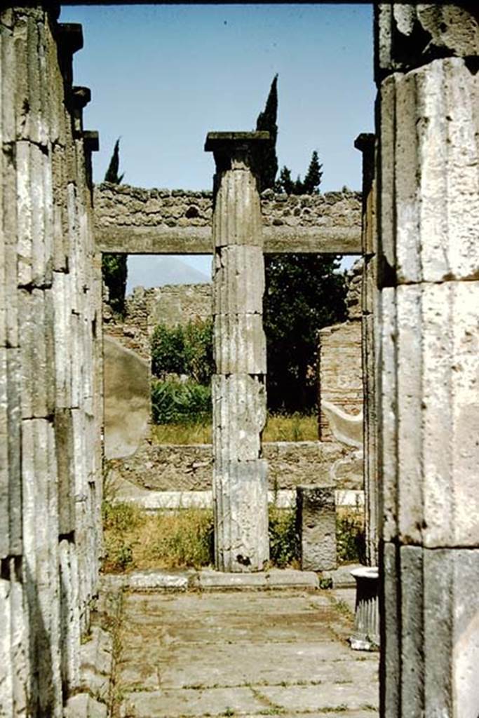 IX.1.20 Pompeii. 1957. Looking north across impluvium in atrium. Photo by Stanley A. Jashemski.
Source: The Wilhelmina and Stanley A. Jashemski archive in the University of Maryland Library, Special Collections (See collection page) and made available under the Creative Commons Attribution-Non Commercial License v.4. See Licence and use details.
J57f0102
