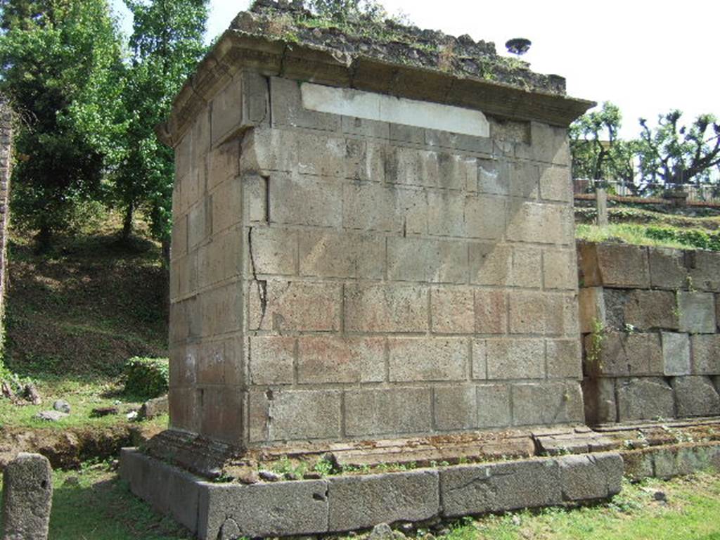 Pompeii Porta Nocera. Tomb 17OS. May 2006. Tomb of Lucius Tillius and the Tillii. 