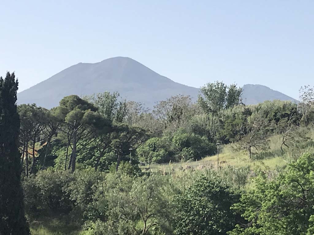 Vesuvius. April 2019. Looking north from near Suburban Baths, Pompeii. Photo courtesy of Rick Bauer.