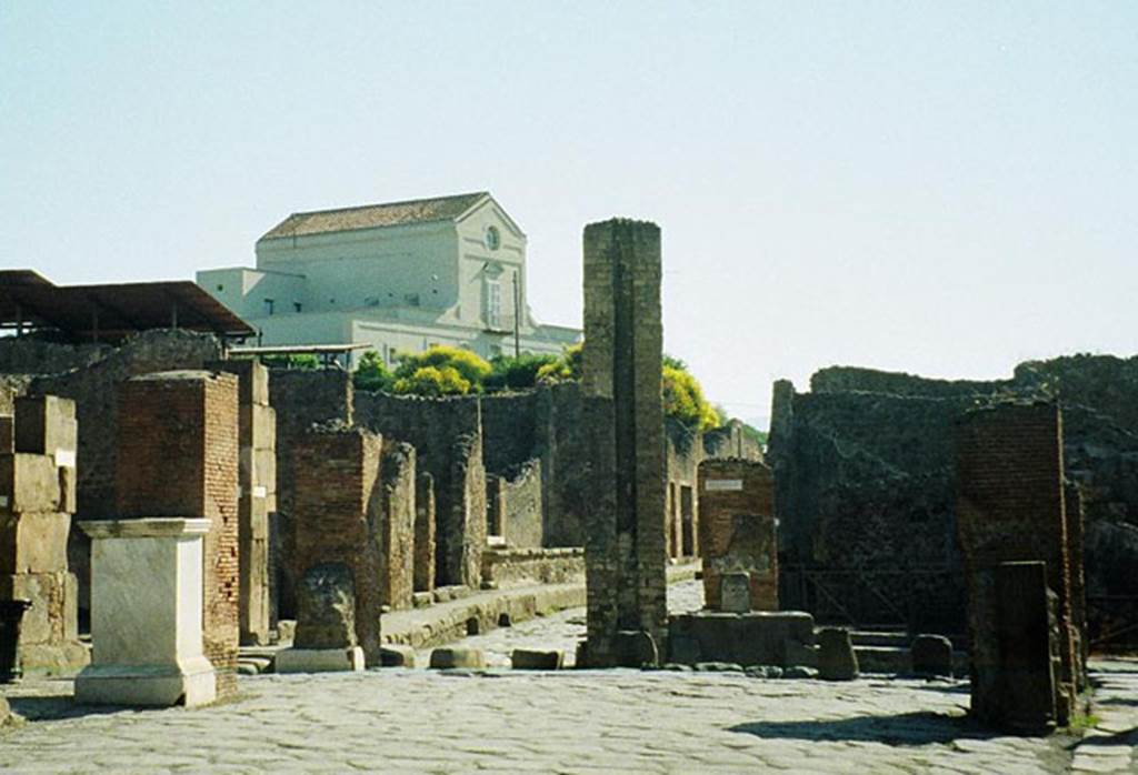 Arch of Marcus Holconius Rufus. June 2010. Site of arch at Holconius crossroads. Photo courtesy of Rick Bauer.